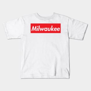 MILWAUKEE SUPER USA LOGO Kids T-Shirt